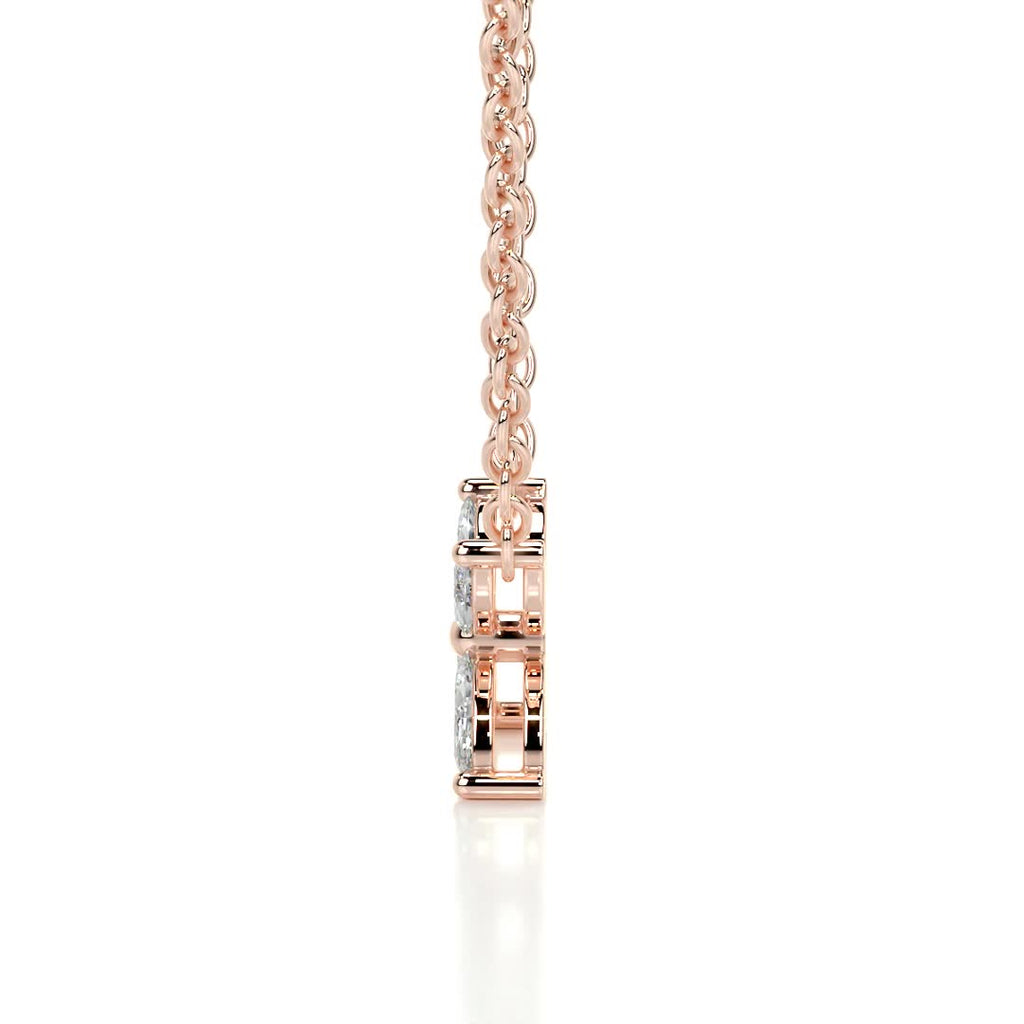 Michelle Lab Grown Diamond Pendant   (0.20 Carat) -14K Rose Gold (RTS)