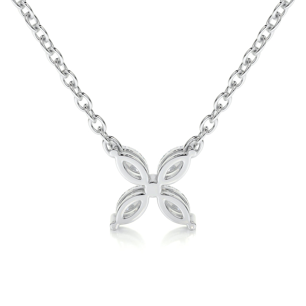 Michelle Diamond Pendant   (0.20 Carat) -18K White Gold (RTS)