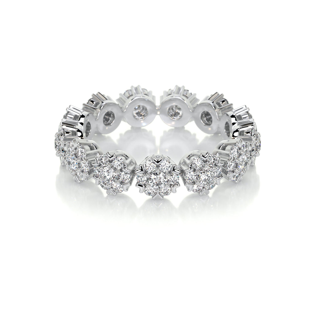 Holly Lab Grown Diamond Wedding Ring   (1 Carat) -14K White Gold (RTS)