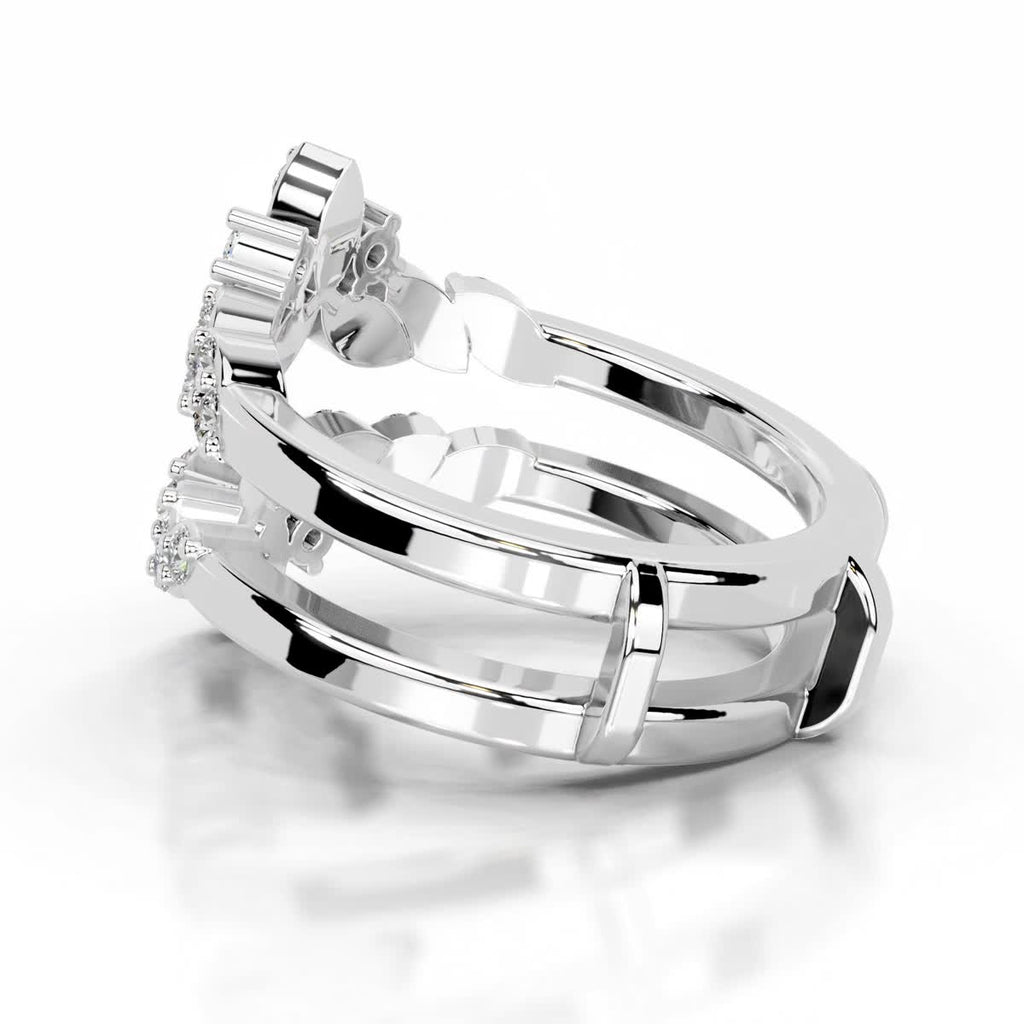 Nikita Lab Grown Diamond Wedding Ring   (0.70 Carat) -18K White Gold (RTS)