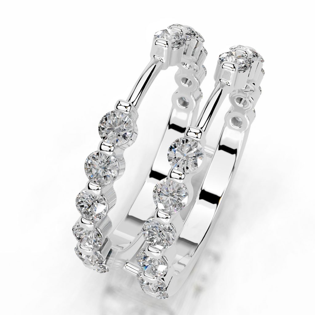 Ashley Diamond Wedding Ring   (1.25 Carat) -14K White Gold (RTS)