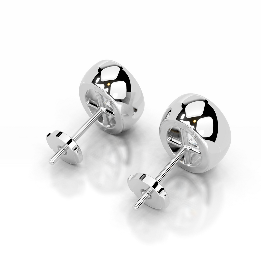 Janice Lab Grown Diamond Earrings   (3 Carat) -14K White Gold (RTS)