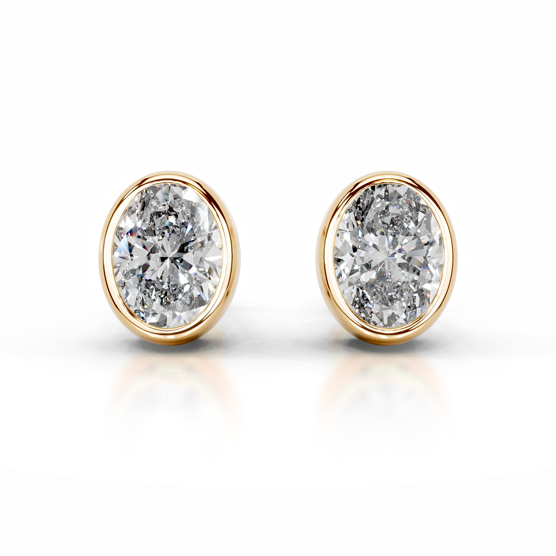 Janice Lab Grown Diamond Earrings   (3 Carat) -18K Yellow Gold (RTS)