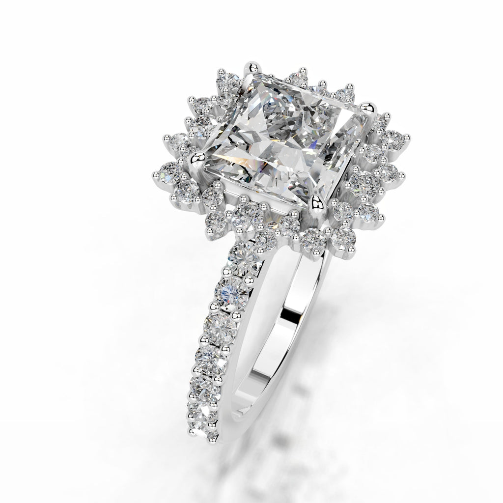 Gyda Lab Grown Diamond Ring - 18K White Gold (RTS)