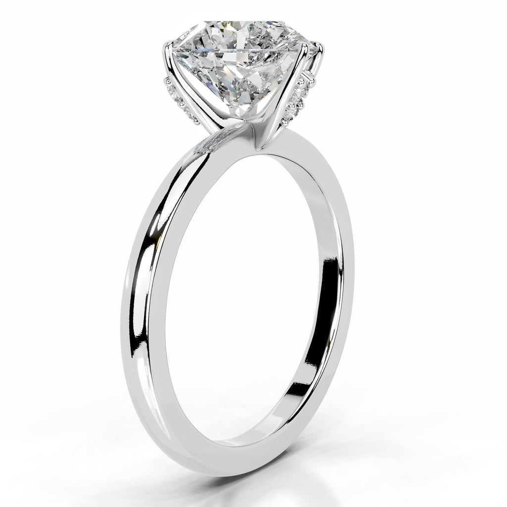 Angoona Lab Grown Diamond Ring  - 14K White Gold (RTS)
