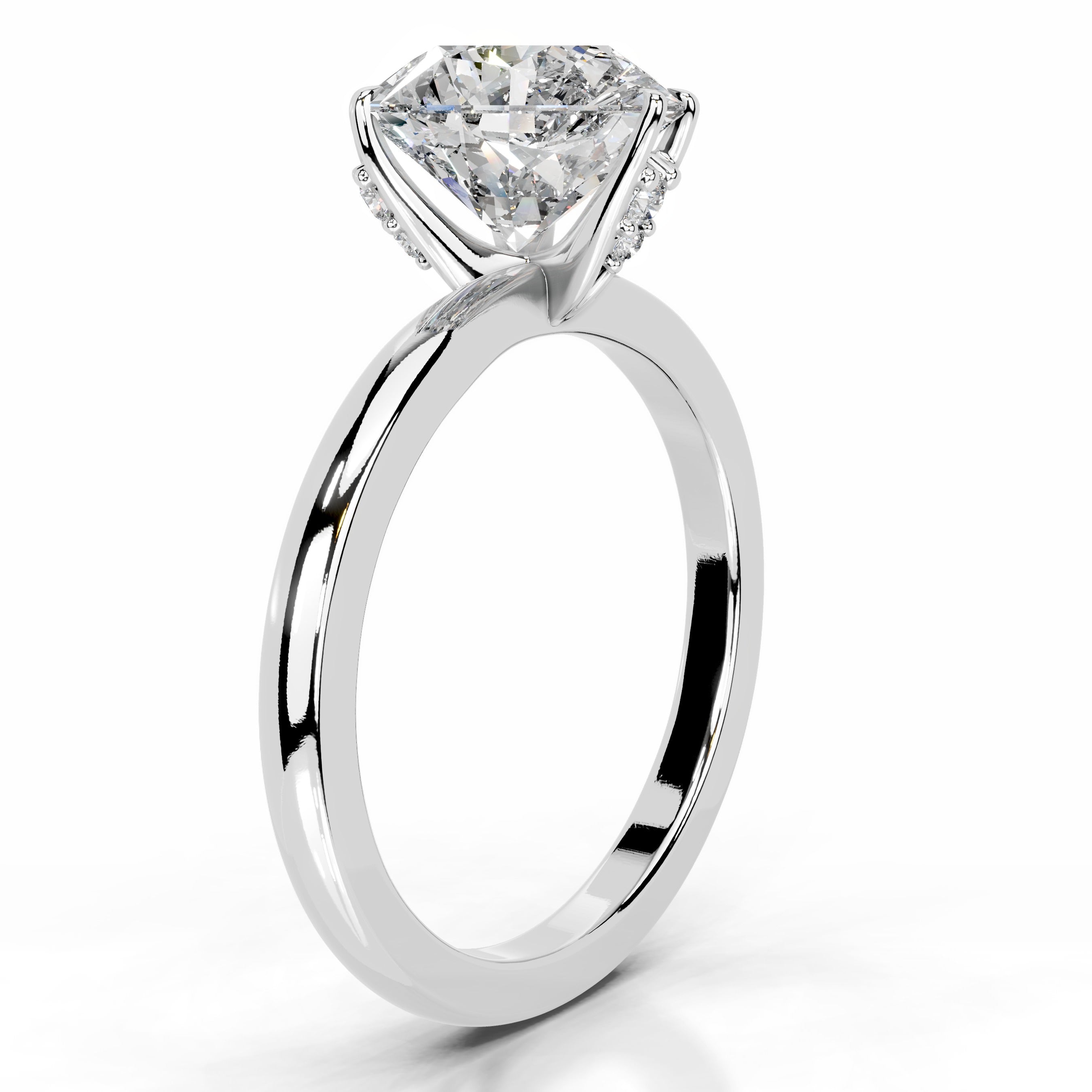 Angoona Lab Grown Diamond Ring  - 14K White Gold (RTS)