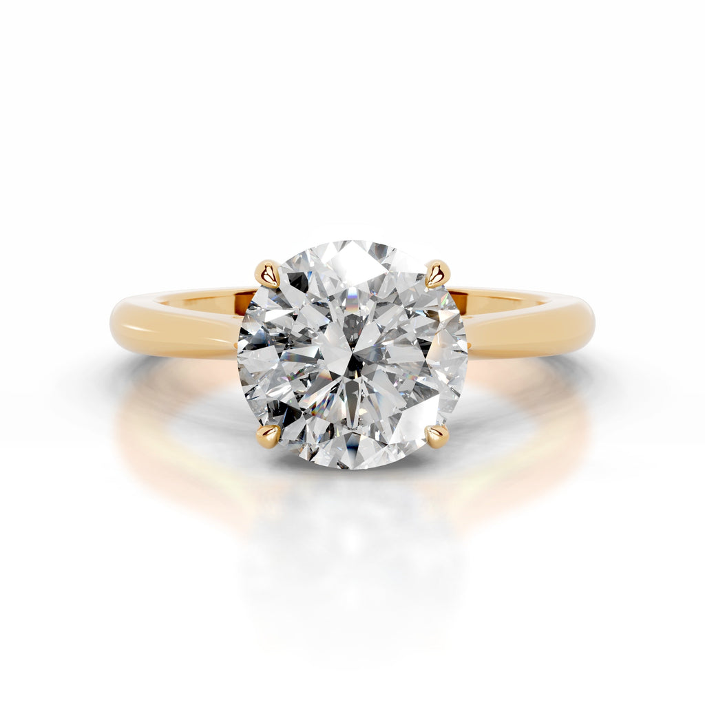 Kiara Lab Grown Diamond Ring  - 18K Yellow Gold (RTS)