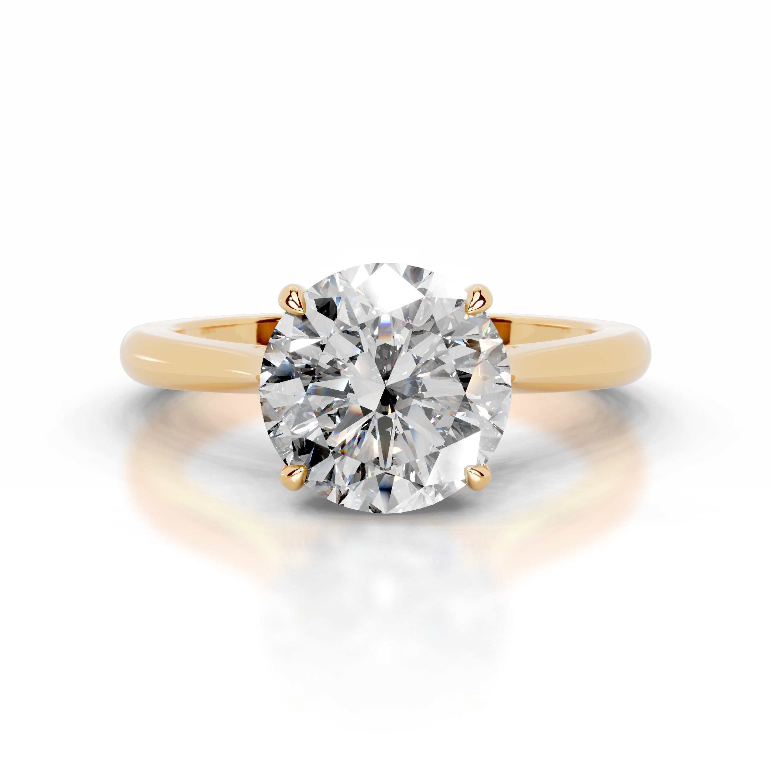 Kiara Lab Grown Diamond Ring  - 18K Yellow Gold (RTS)