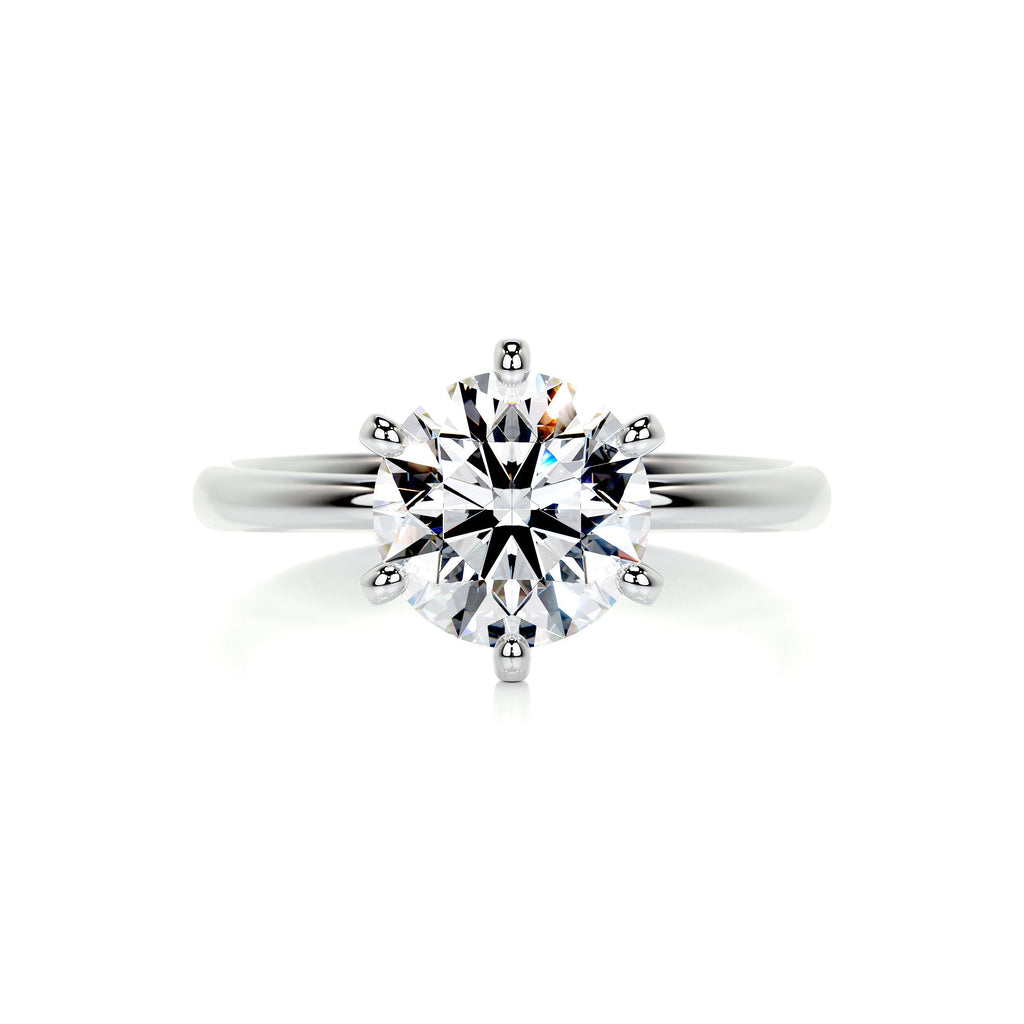 Samantha Diamond Engagement Ring -14K White Gold (RTS)
