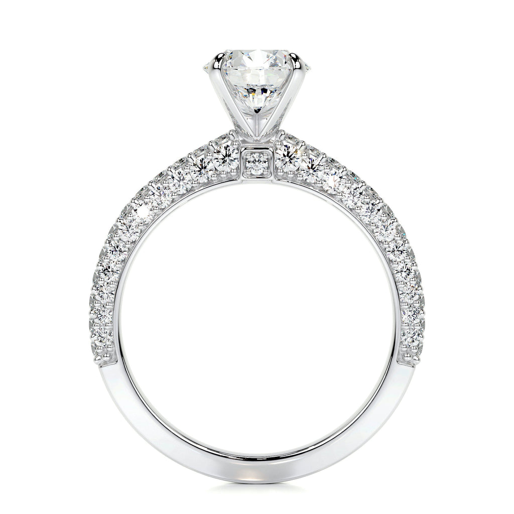 Lillian Lab Grown Diamond Ring -14K White Gold (RTS)