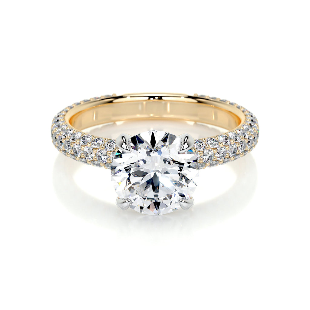 Charlotte Lab Grown Diamond Ring -18K Yellow Gold (RTS)