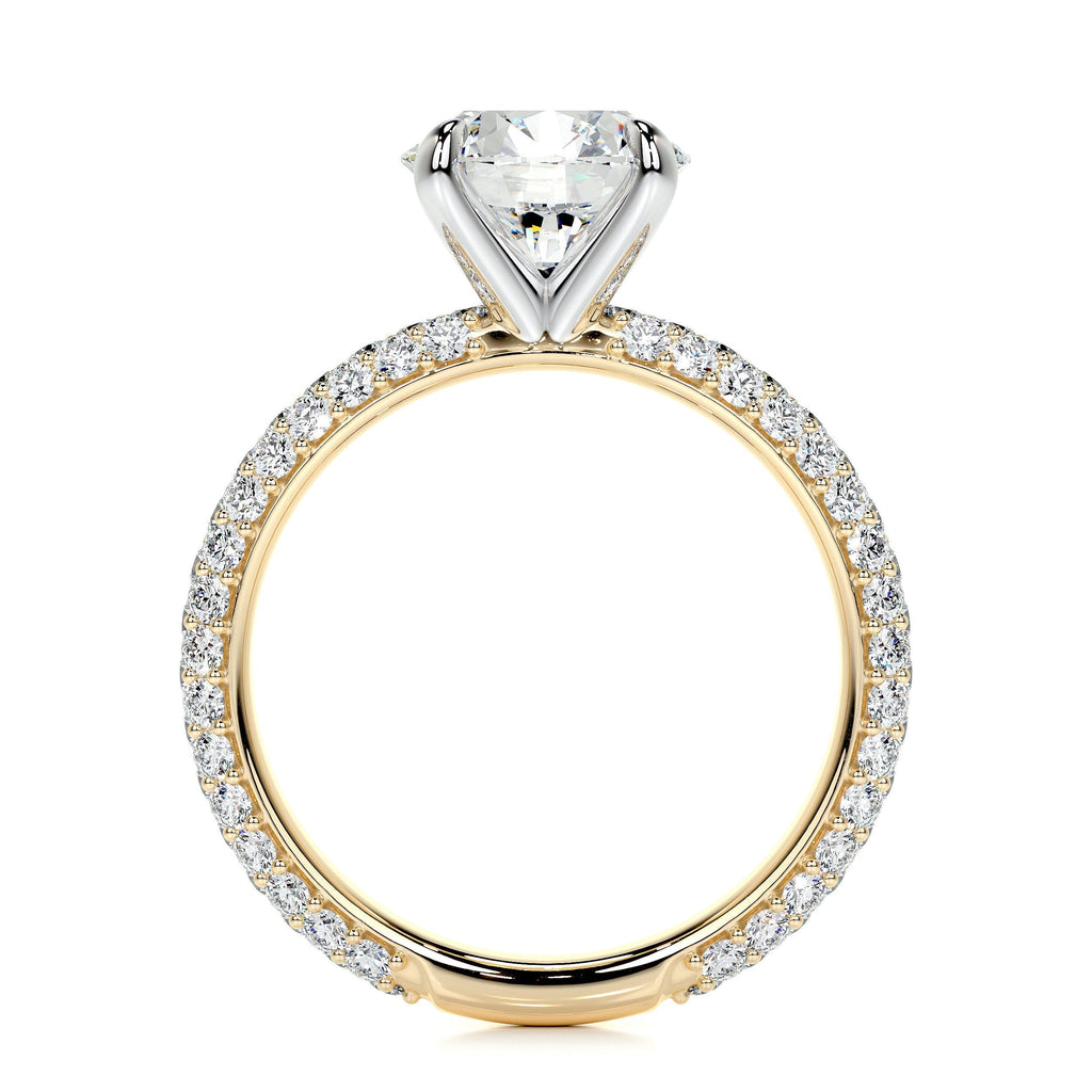 Charlotte Lab Grown Diamond Ring -18K Yellow Gold (RTS)