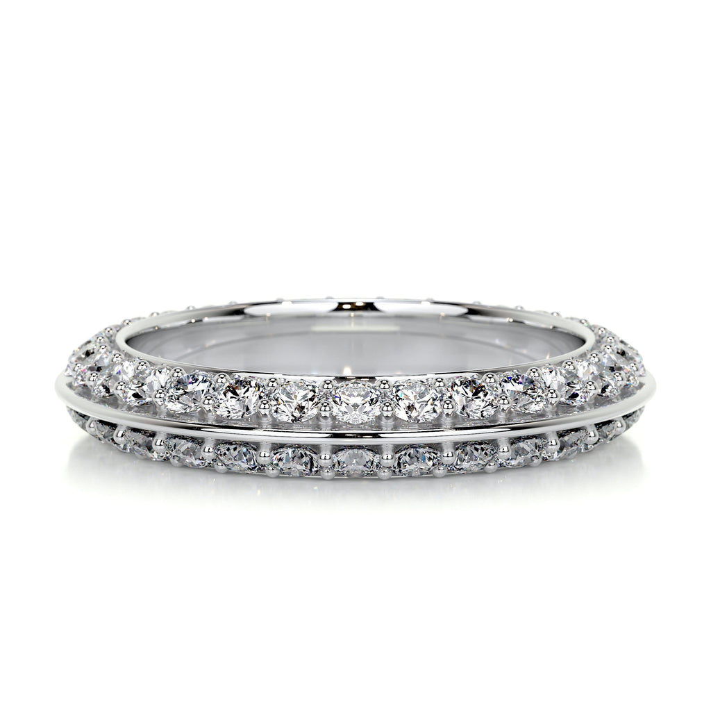 Eliana Wedding Ring (0.50 Carat) -14K White Gold (RTS)