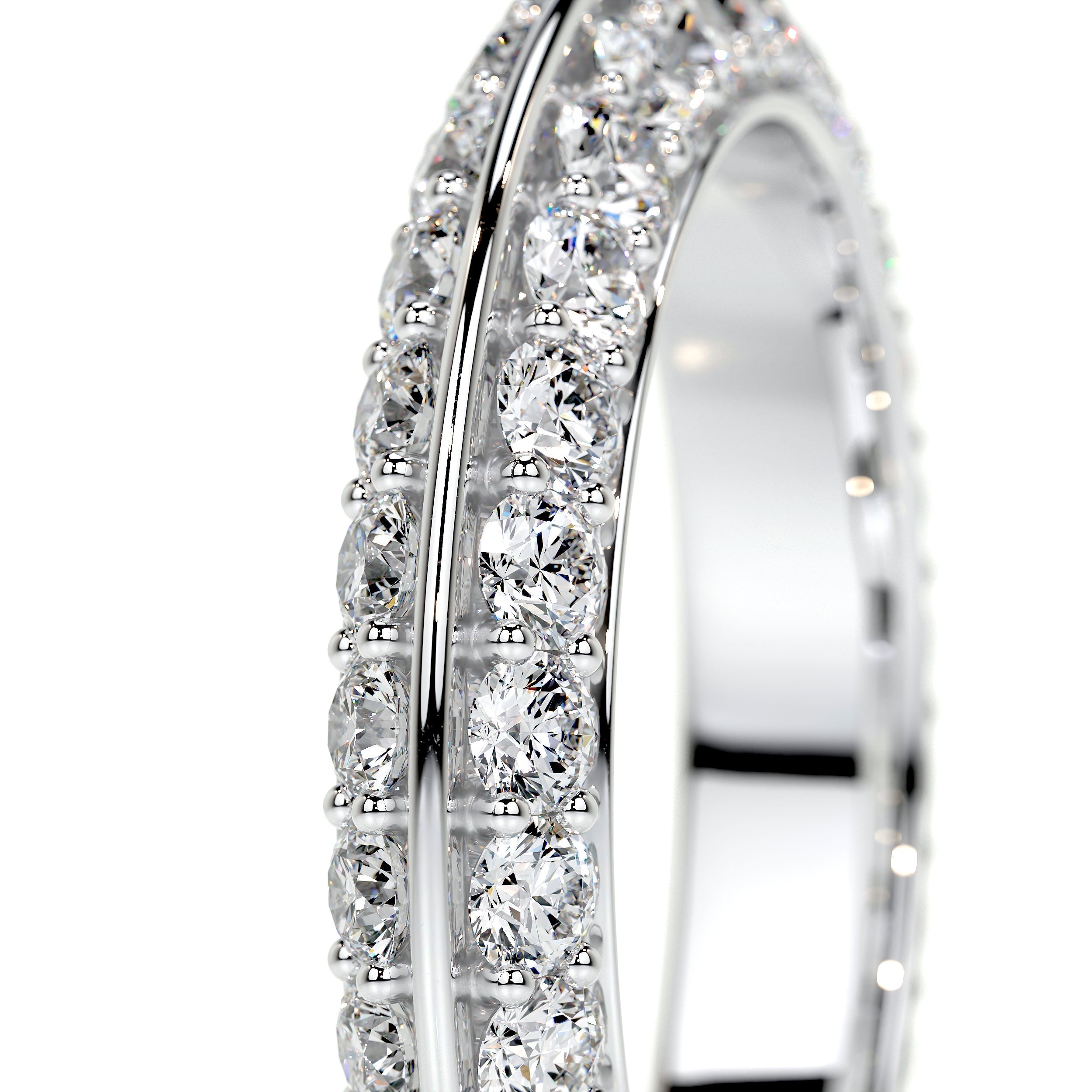 Eliana Lab Grown Diamonds Wedding Ring (0.52 Carat) -14K White Gold (RTS)