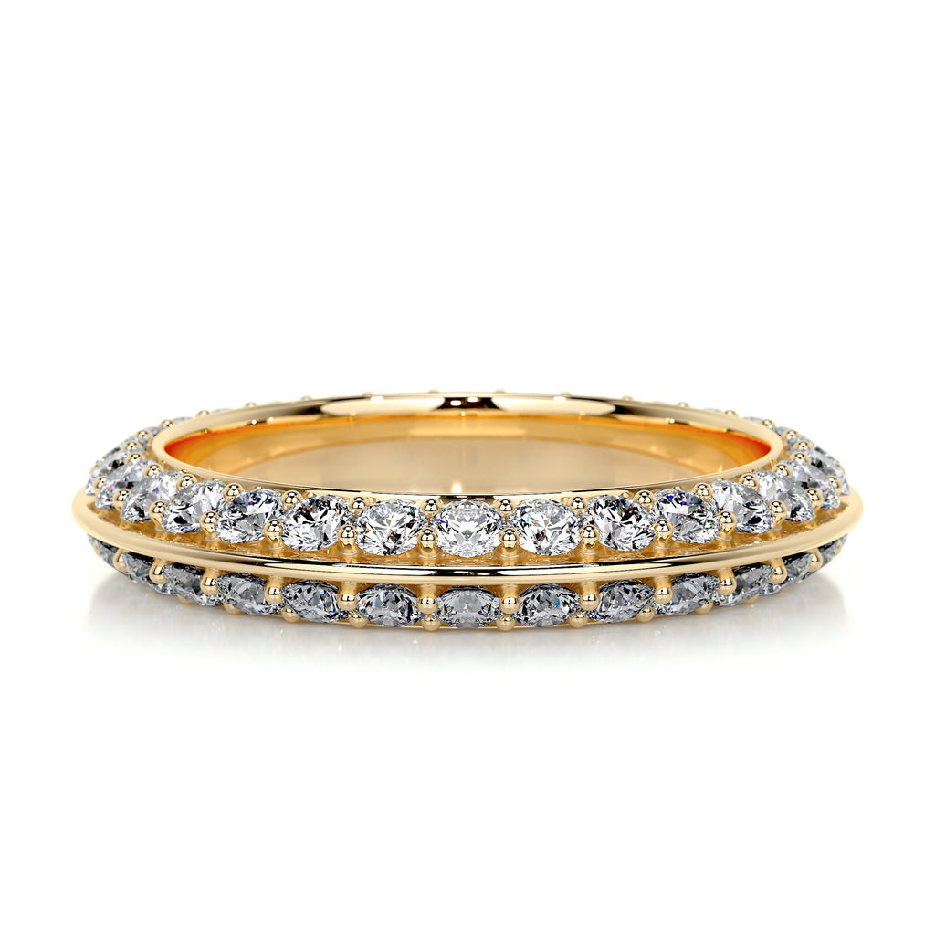 Eliana Wedding Ring   (0.50 Carat) -18K Yellow Gold (RTS)