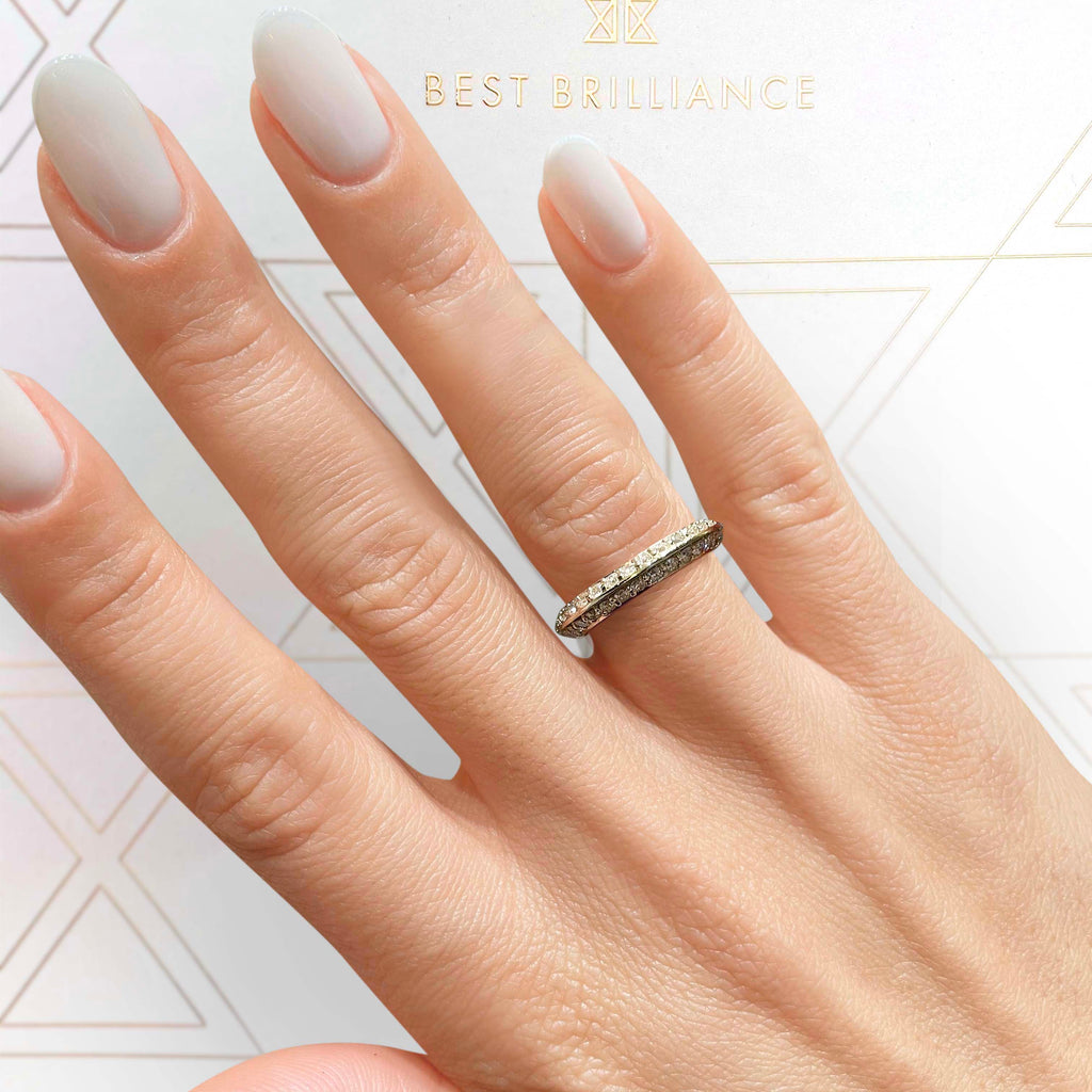 Eliana Wedding Ring   (0.50 Carat) -18K Yellow Gold (RTS)