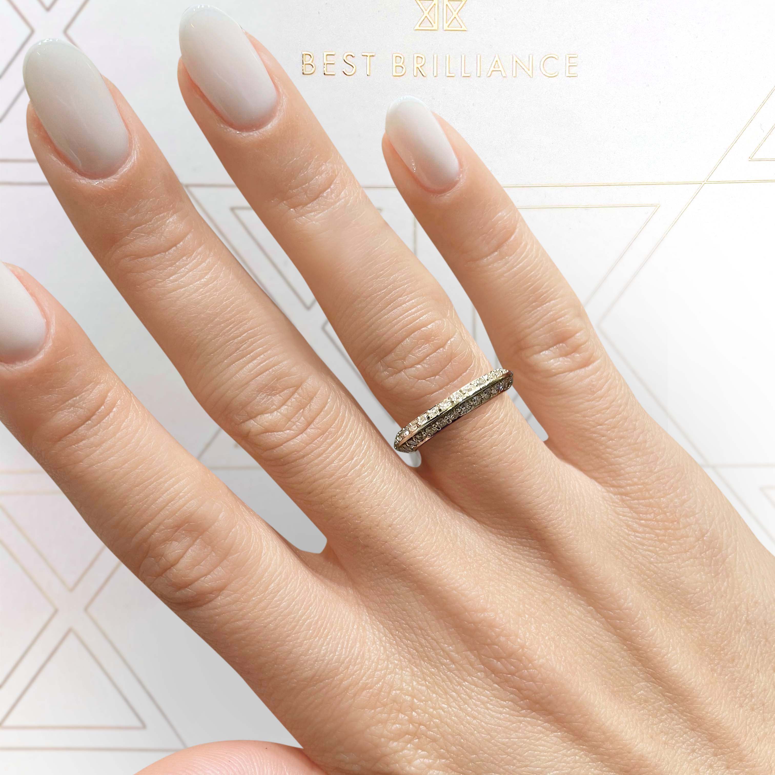 Eliana Wedding Ring   (0.50 Carat) -18K Yellow Gold (RTS)