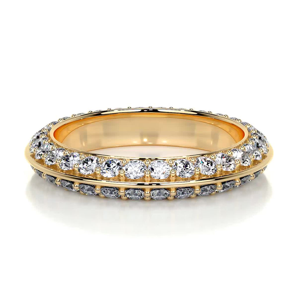 Eliana Wedding Ring   (0.50 Carat) -18K Yellow Gold (RTS)