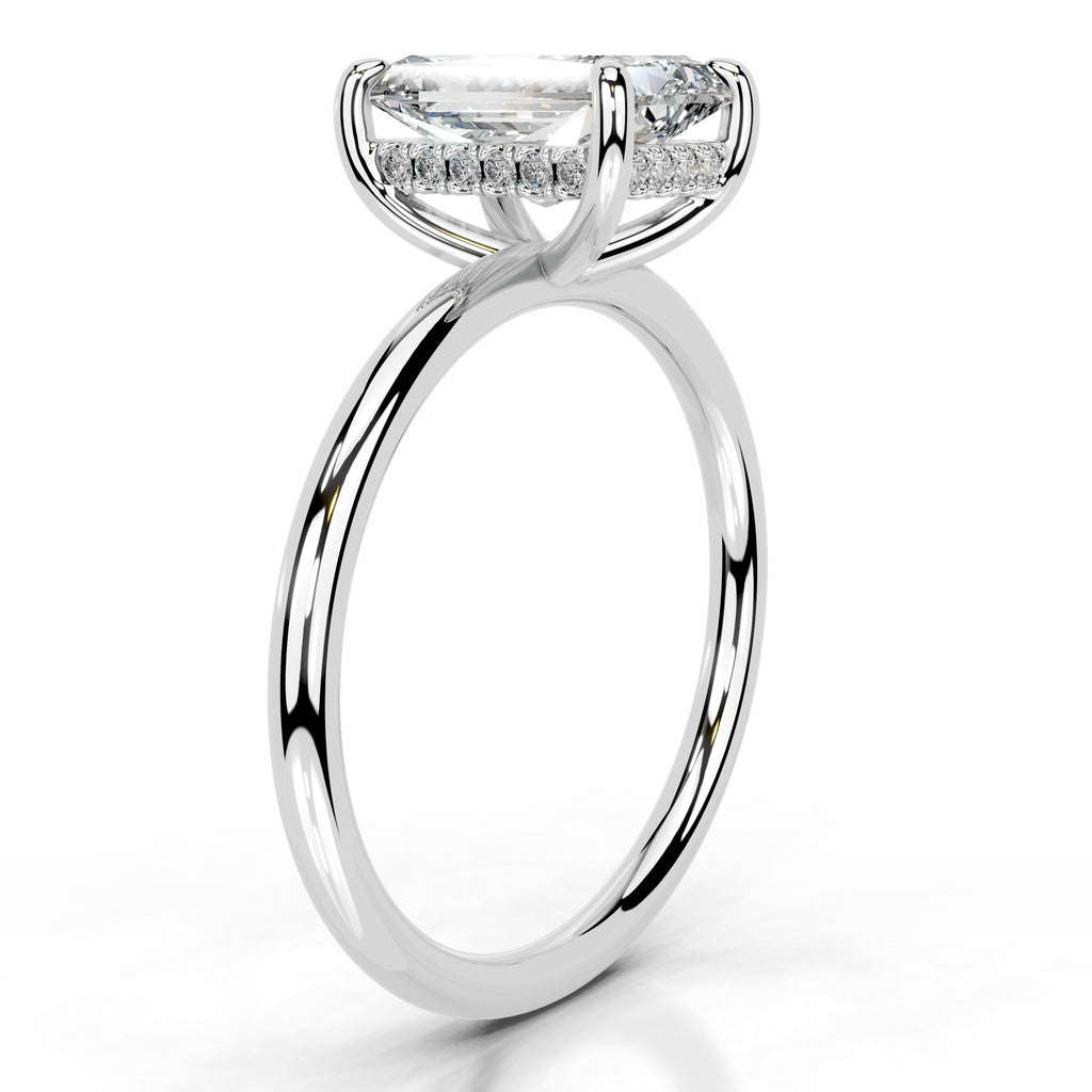 Willow Lab Grown Diamond Ring - 14K White Gold (RTS)