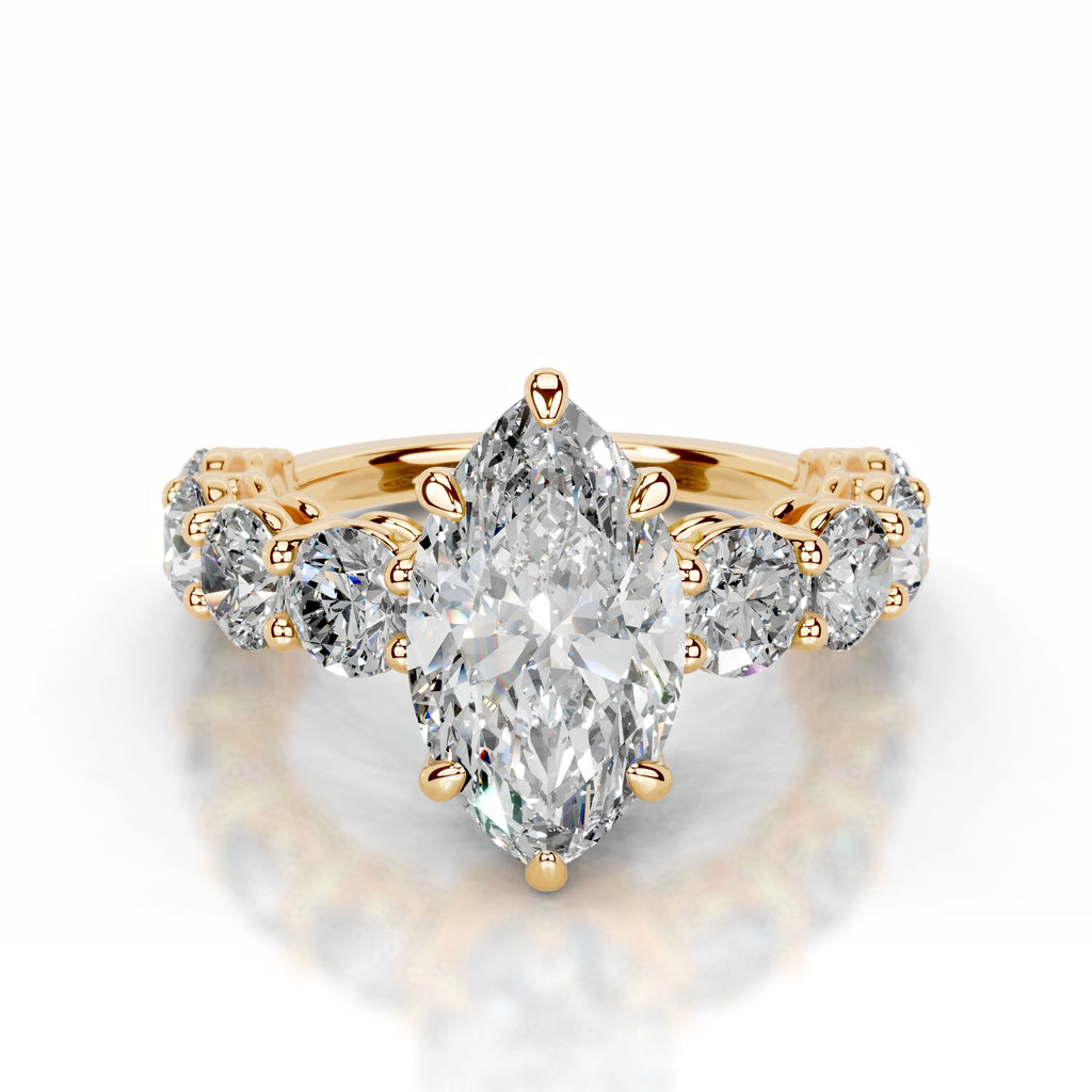 Odin Lab Grown Diamond Ring - 18K Yellow Gold (RTS)
