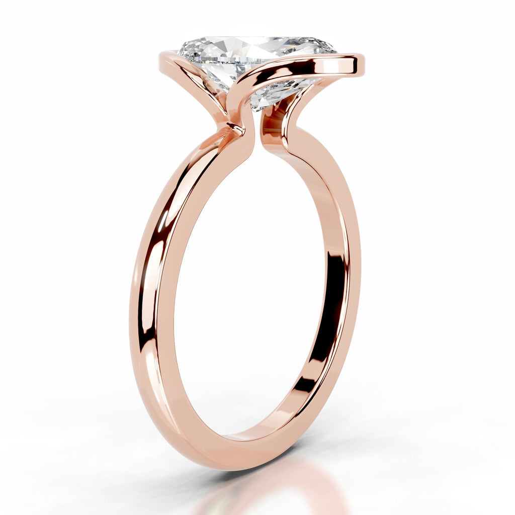 Thor Lab Grown Diamond Ring - 14K Rose Gold (RTS)