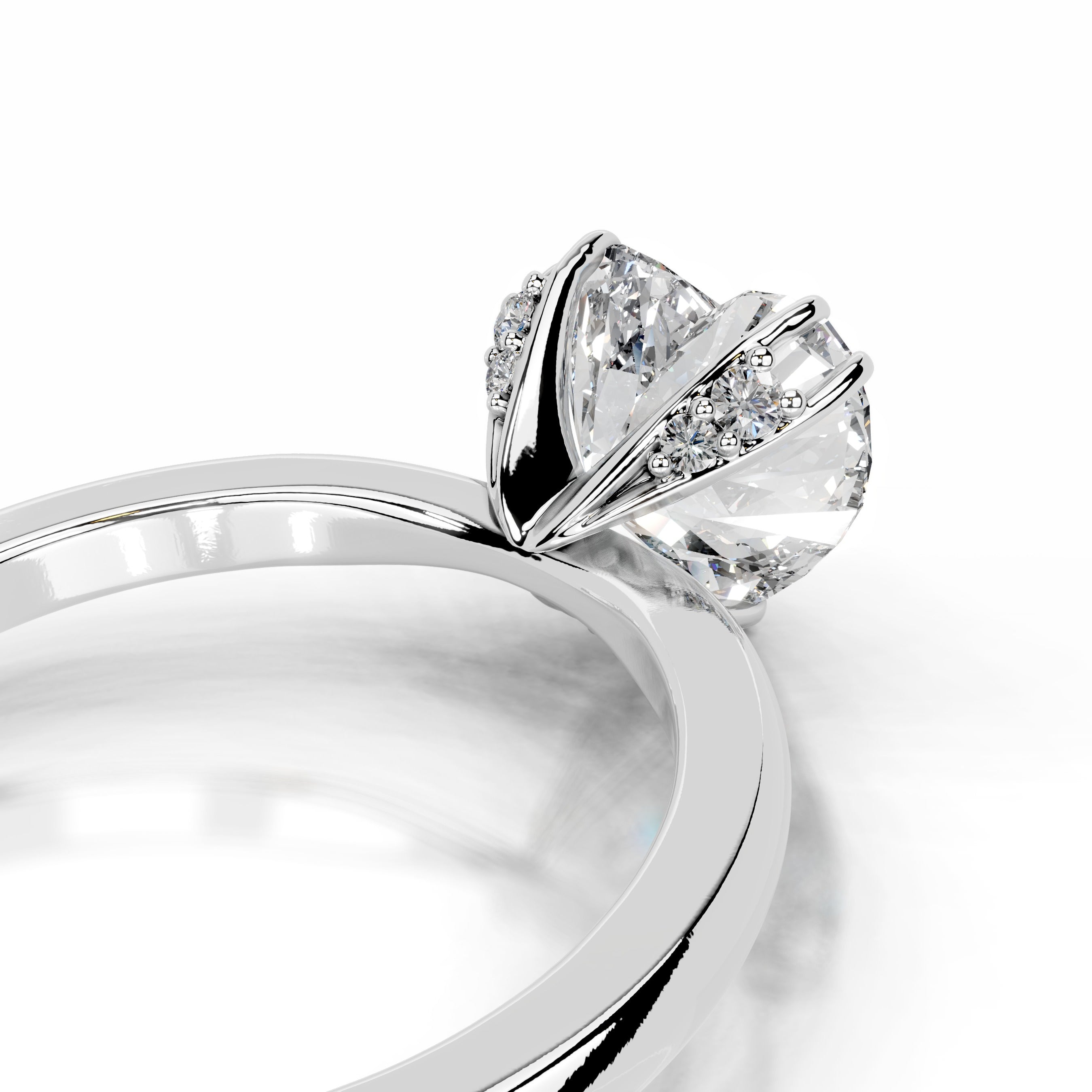 Angoona Lab Grown Diamond Ring  - 14K White Gold (RTS)