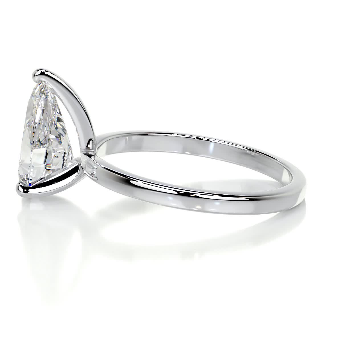 Jessica Moissanite Ring -14K White Gold (RTS)