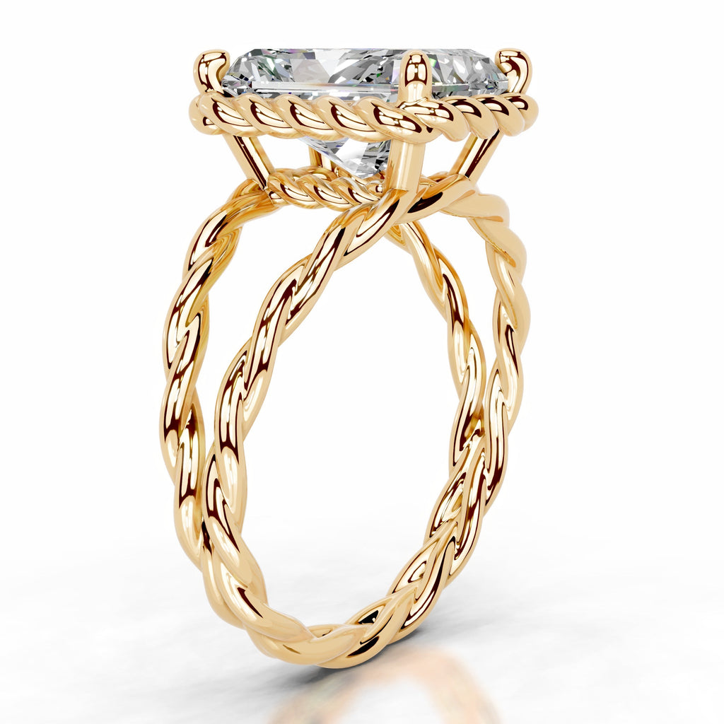 Yul Moissanite Ring - 18K Yellow Gold (RTS)