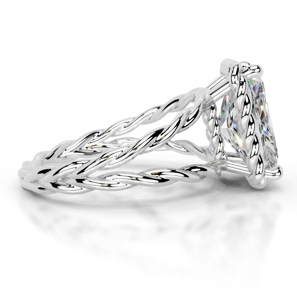 Yul Moissanite Ring - Platinum (RTS)