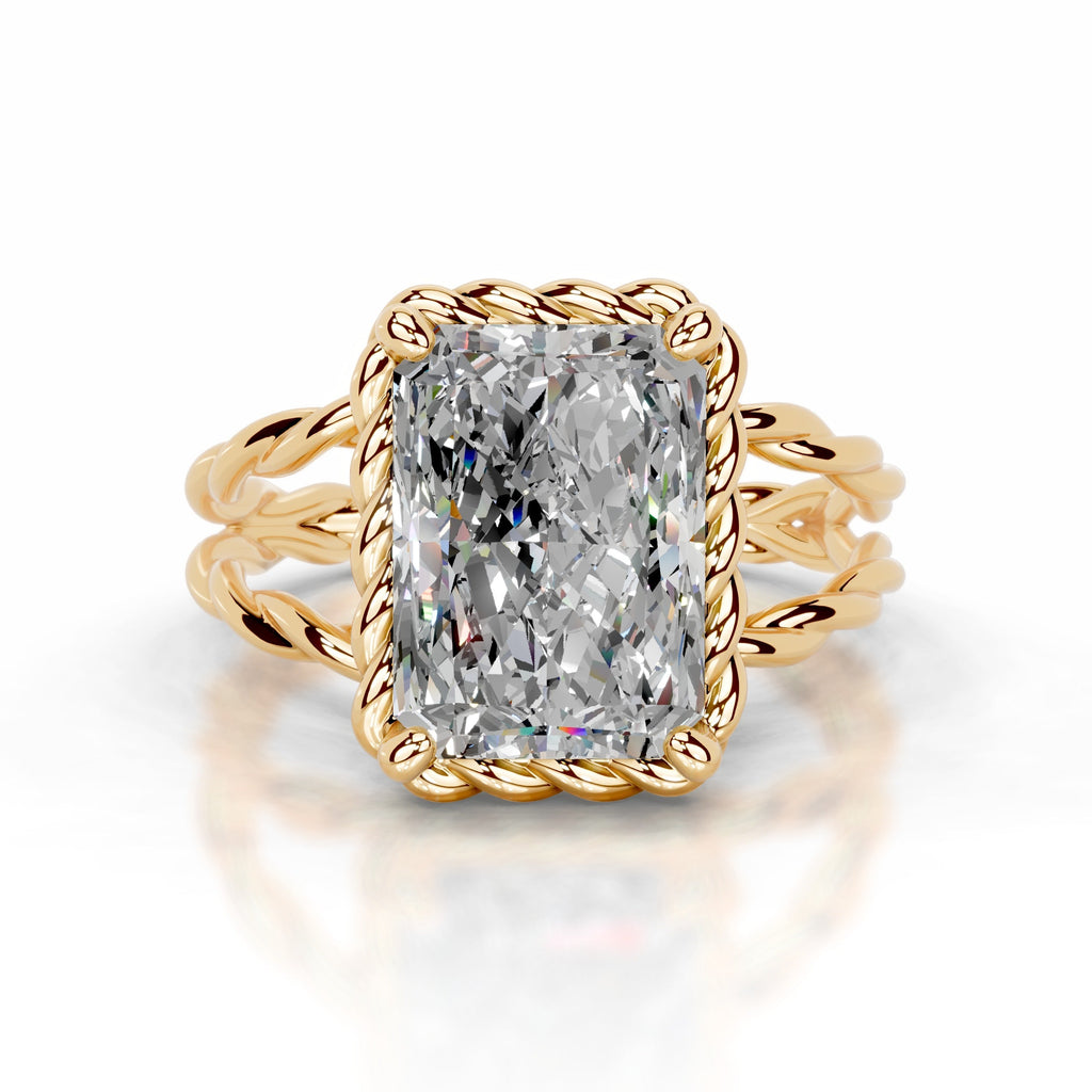 Yul Moissanite Ring - 18K Yellow Gold (RTS)