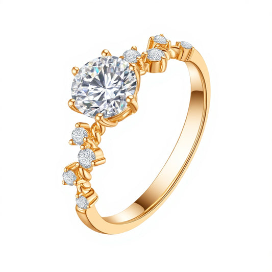 1.05ct Lab-Grown Diamond Ring - 14K White Gold - 5.0ct