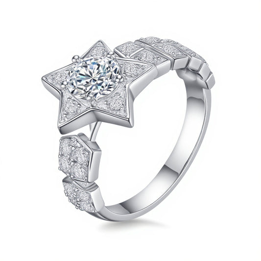 0.57ct Lab-Grown Diamond Ring - 14K White Gold - 5.0ct