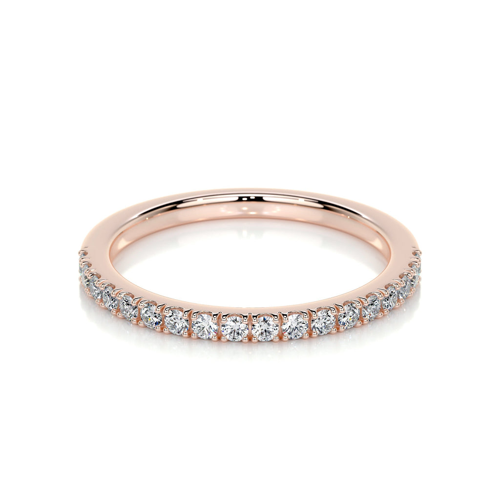 Stephanie Lab Grown Diamond Wedding Ring   (0.3 Carat) - 14K Rose Gold (RTS)