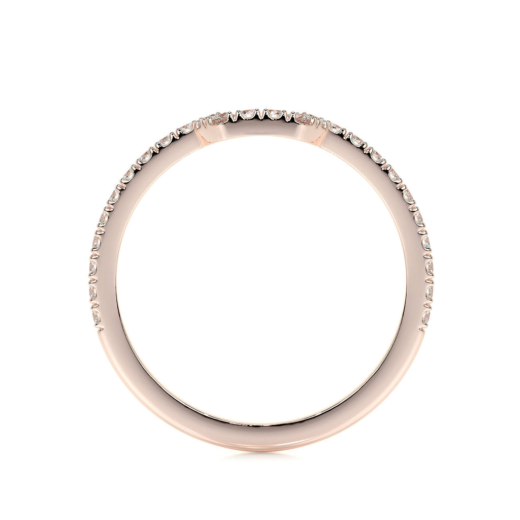 Luna Lab Grown Diamond Wedding Ring   (0.30 Carat) -14K Rose Gold (RTS)