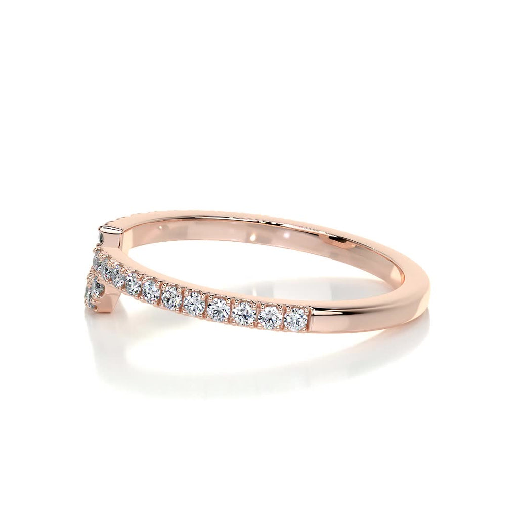 Luna Lab Grown Diamond Wedding Ring   (0.30 Carat) -14K Rose Gold (RTS)