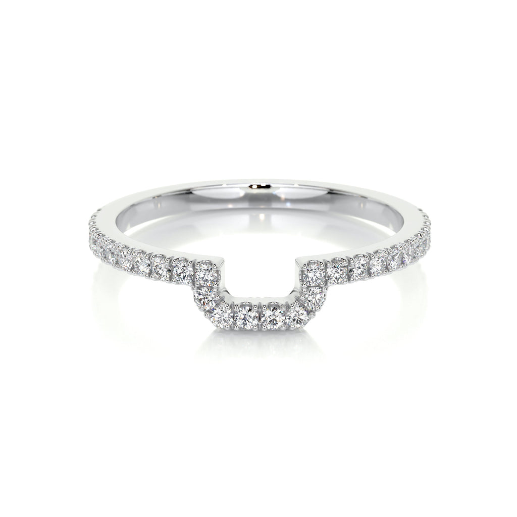Luna Lab Grown Diamond Wedding Ring (0.30 Carat) -14K White Gold (RTS)