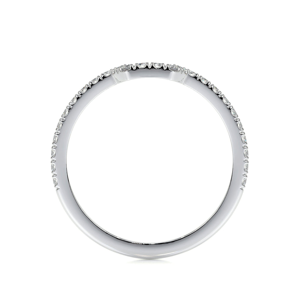 Luna Lab Grown Diamond Wedding Ring (0.30 Carat) -14K White Gold (RTS)