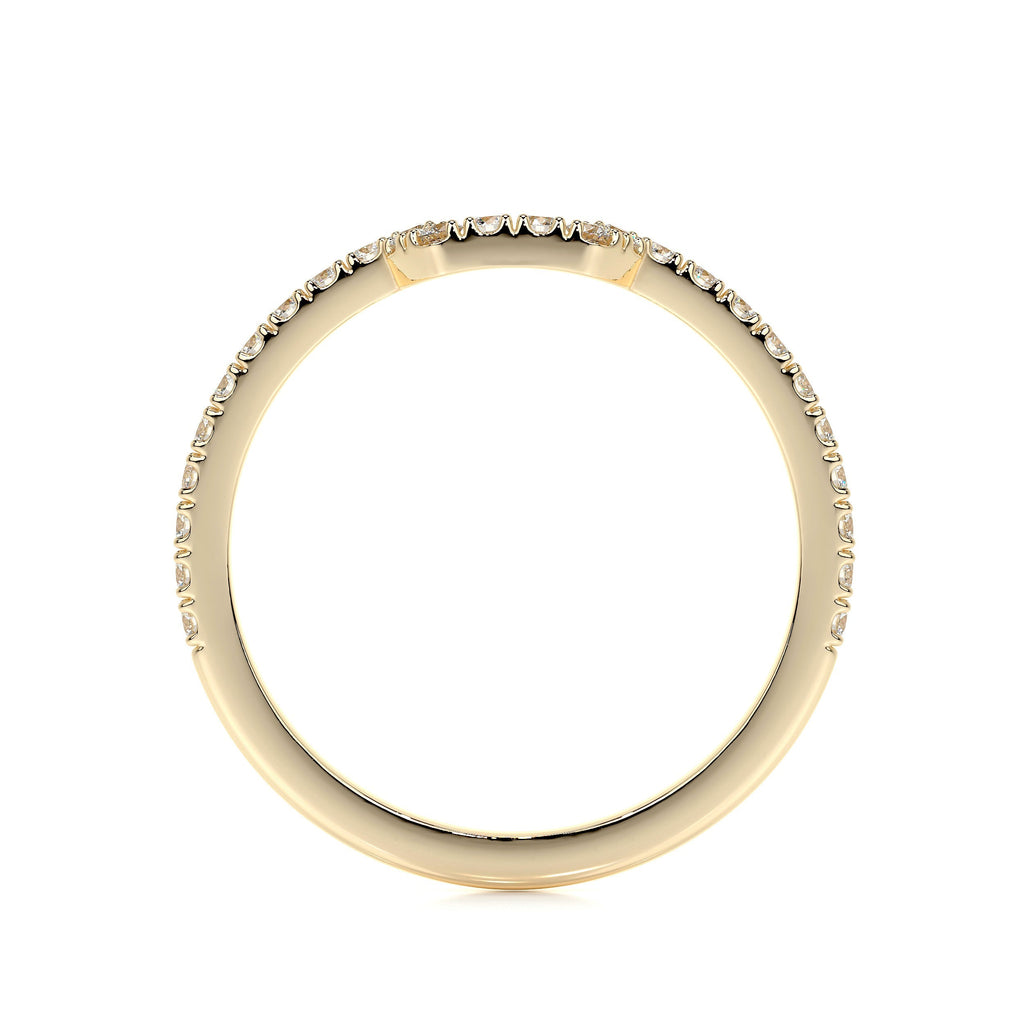 Luna Lab Grown Diamond Wedding Ring   (0.30 Carat) -18K Yellow Gold (RTS)