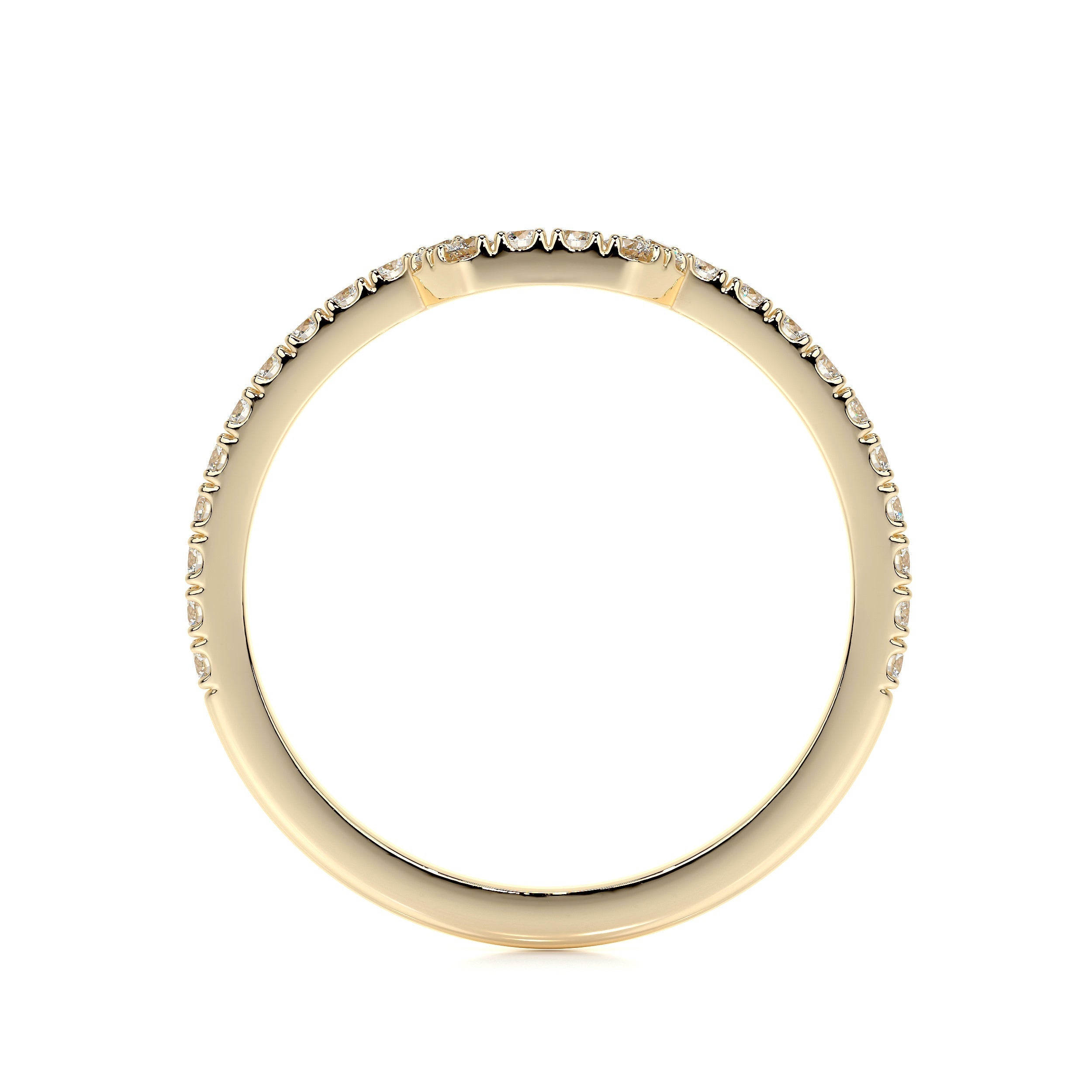 Luna Lab Grown Diamond Wedding Ring   (0.30 Carat) -18K Yellow Gold (RTS)