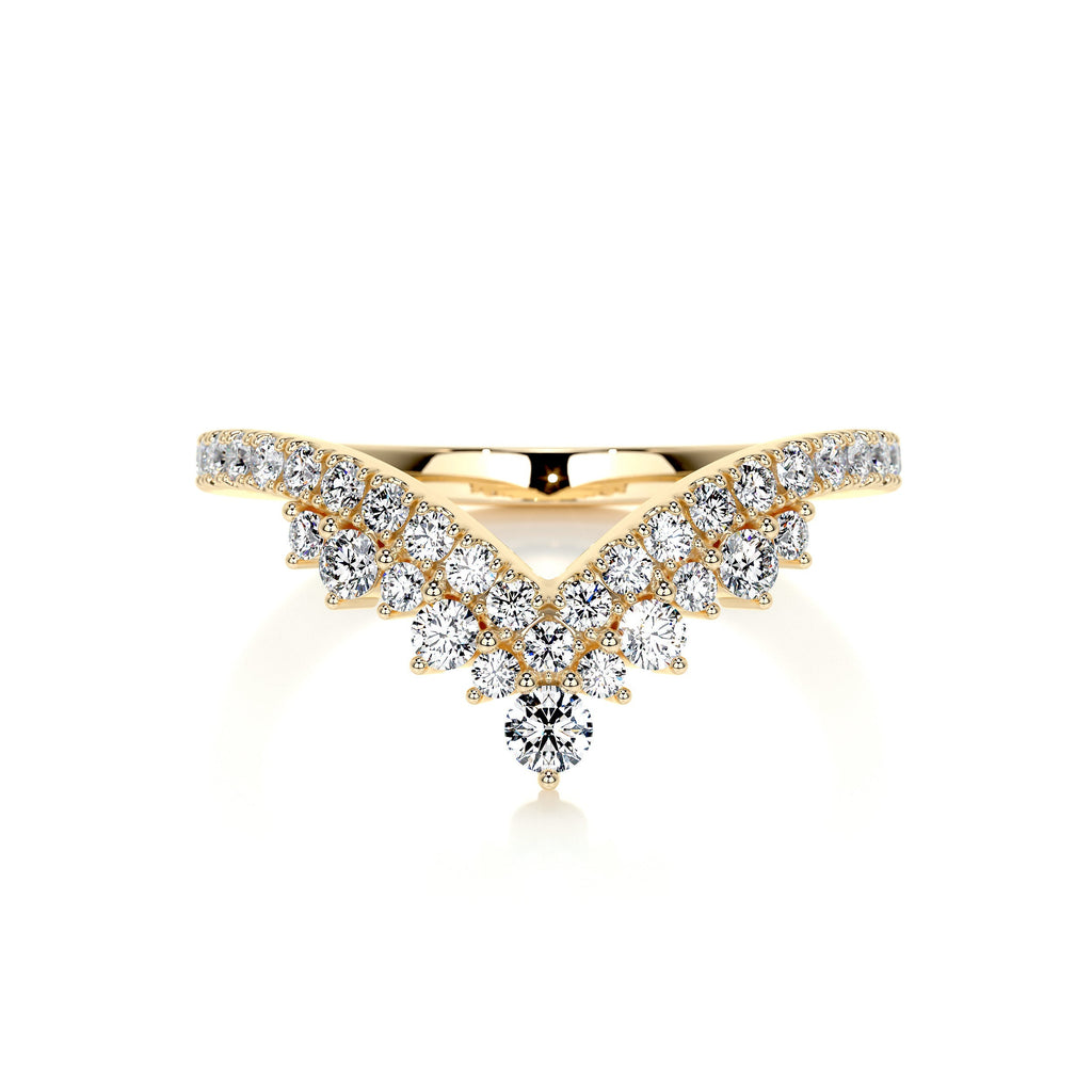 Mia Lab Grown Diamond Wedding Ring   (0.50 Carat) -18K Yellow Gold (RTS)