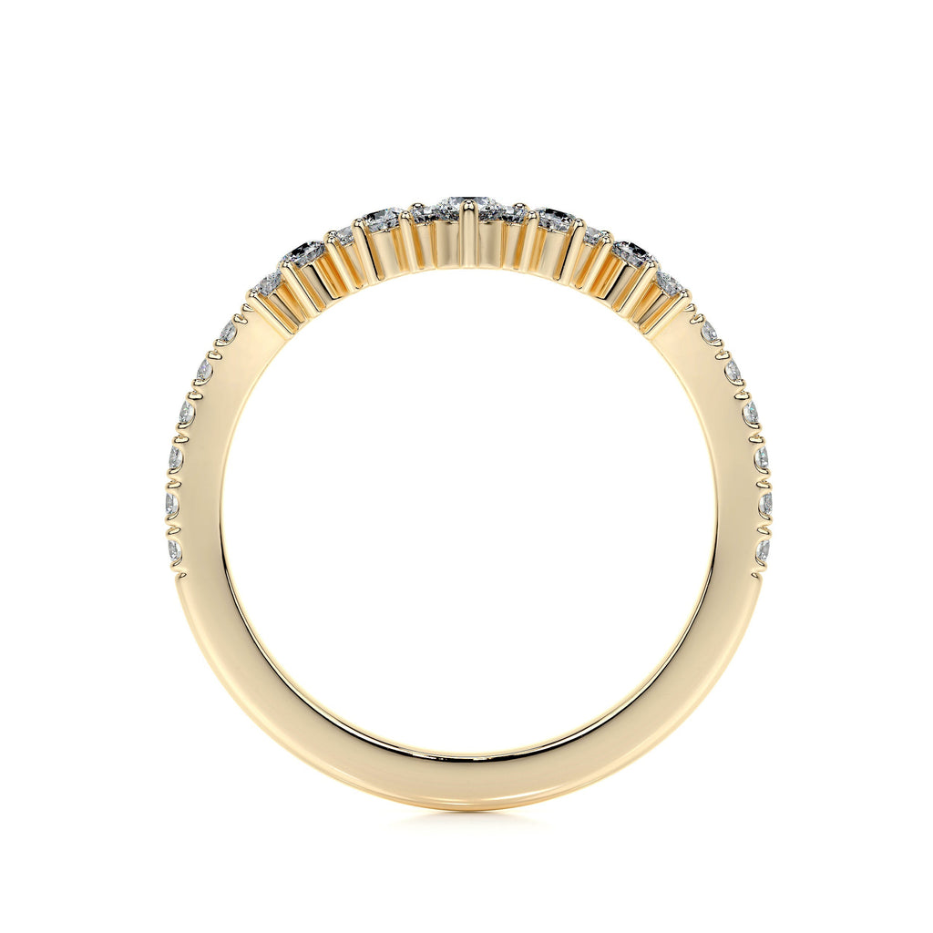 Mia Lab Grown Diamond Wedding Ring   (0.50 Carat) -18K Yellow Gold (RTS)