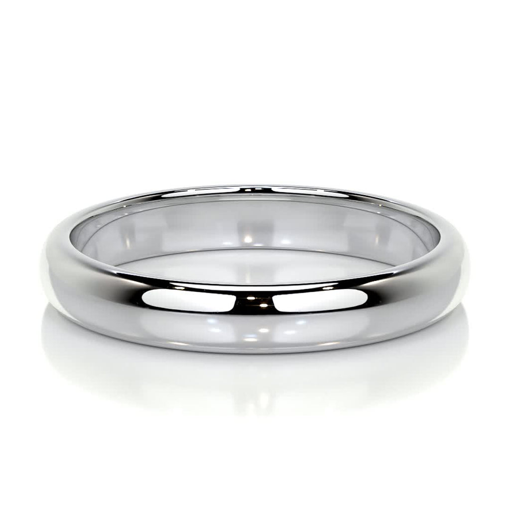 Chris Men's Wedding Band -Platinum (RTS)