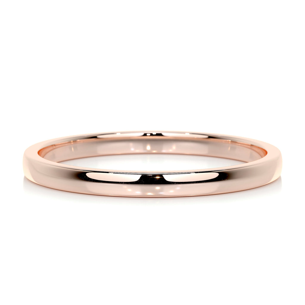 Jack Men's Wedding Band -14K Rose Gold (RTS)