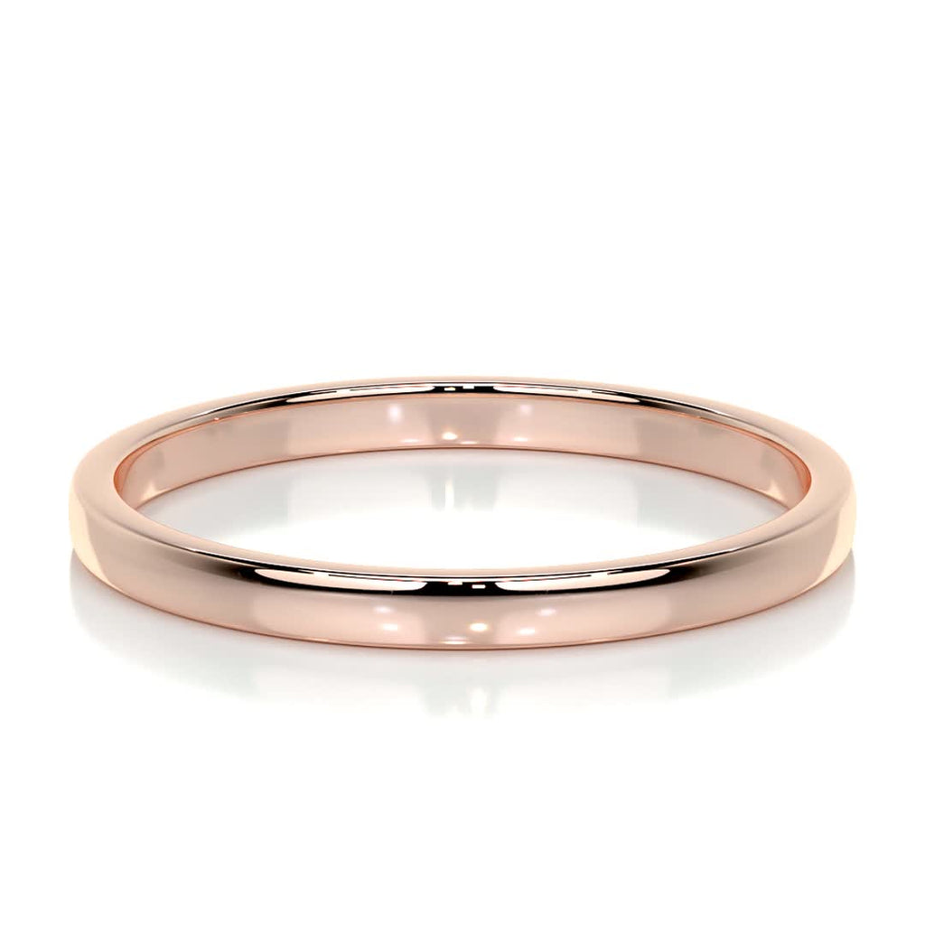 Jack Men's Wedding Band -14K Rose Gold (RTS)