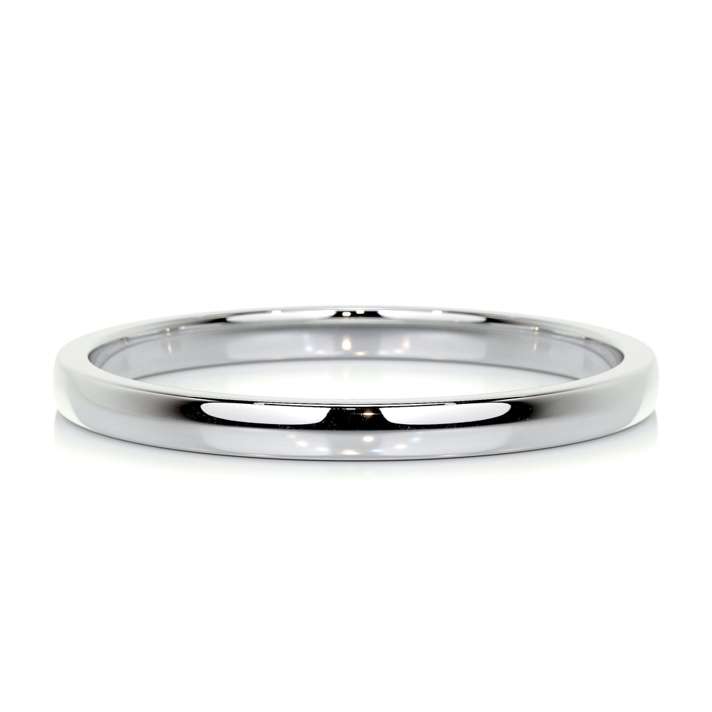 Jack Men's Wedding Band -14K White Gold (RTS)