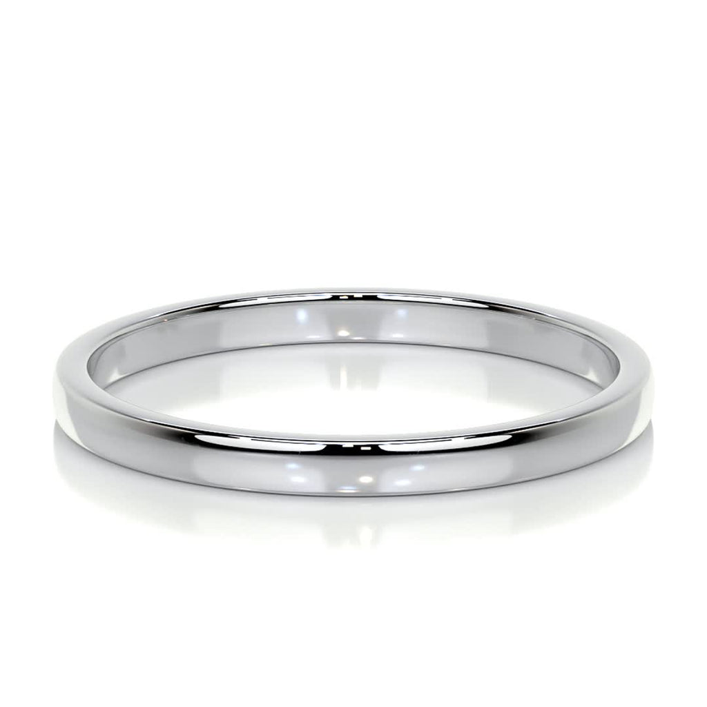 Jack Men's Wedding Band -14K White Gold (RTS)