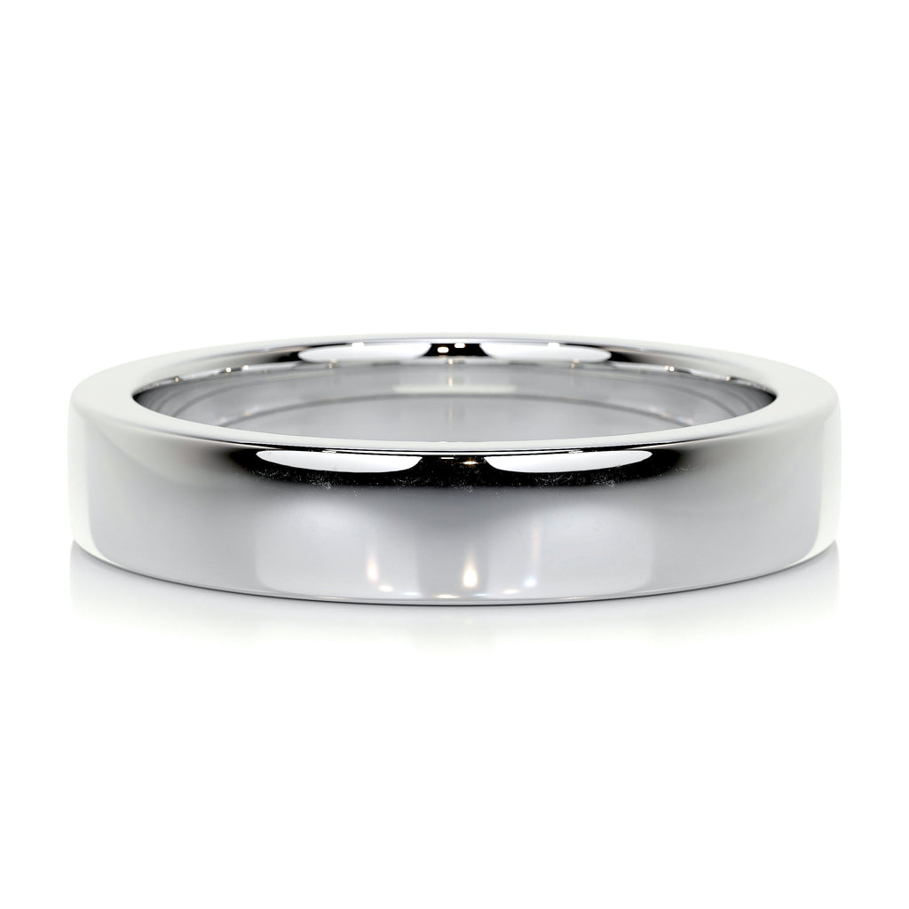 Peter Men's Wedding Band -14K White Gold (RTS)