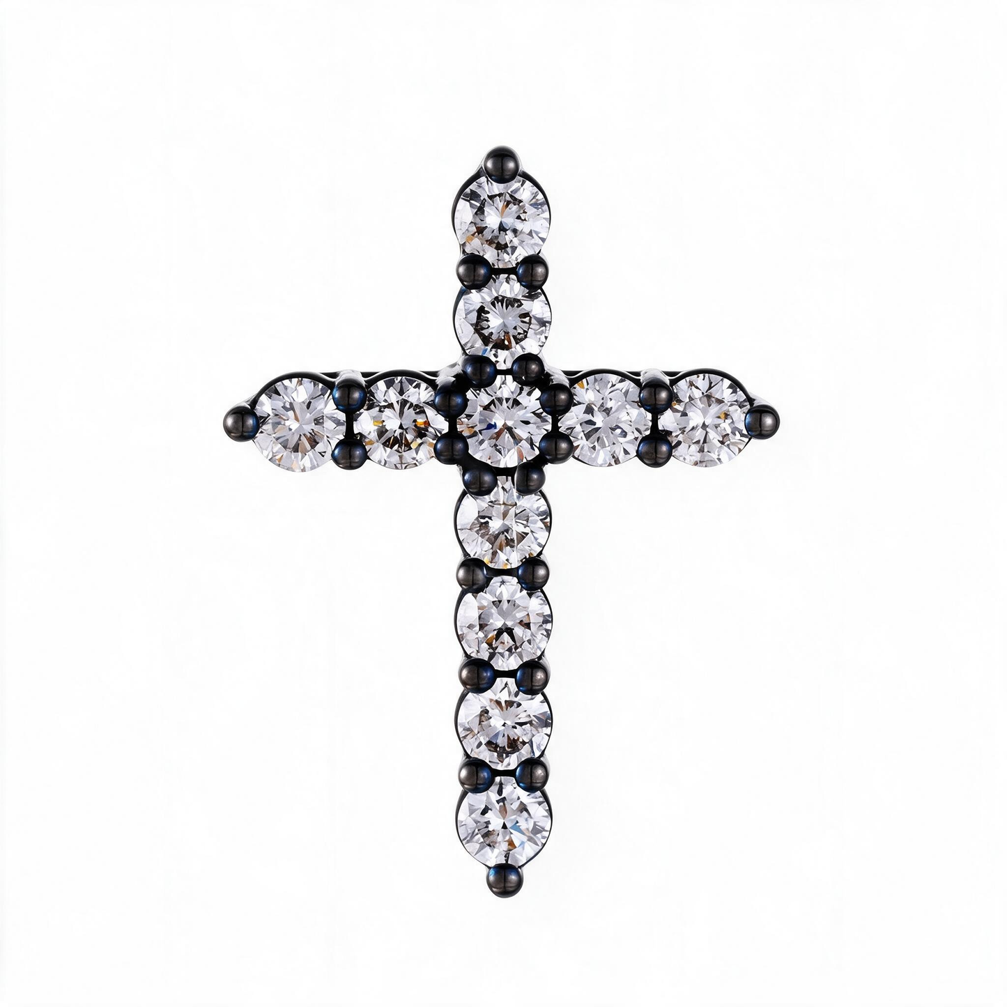 0.96ct Lab Grown Diamond Cross Pendant SII