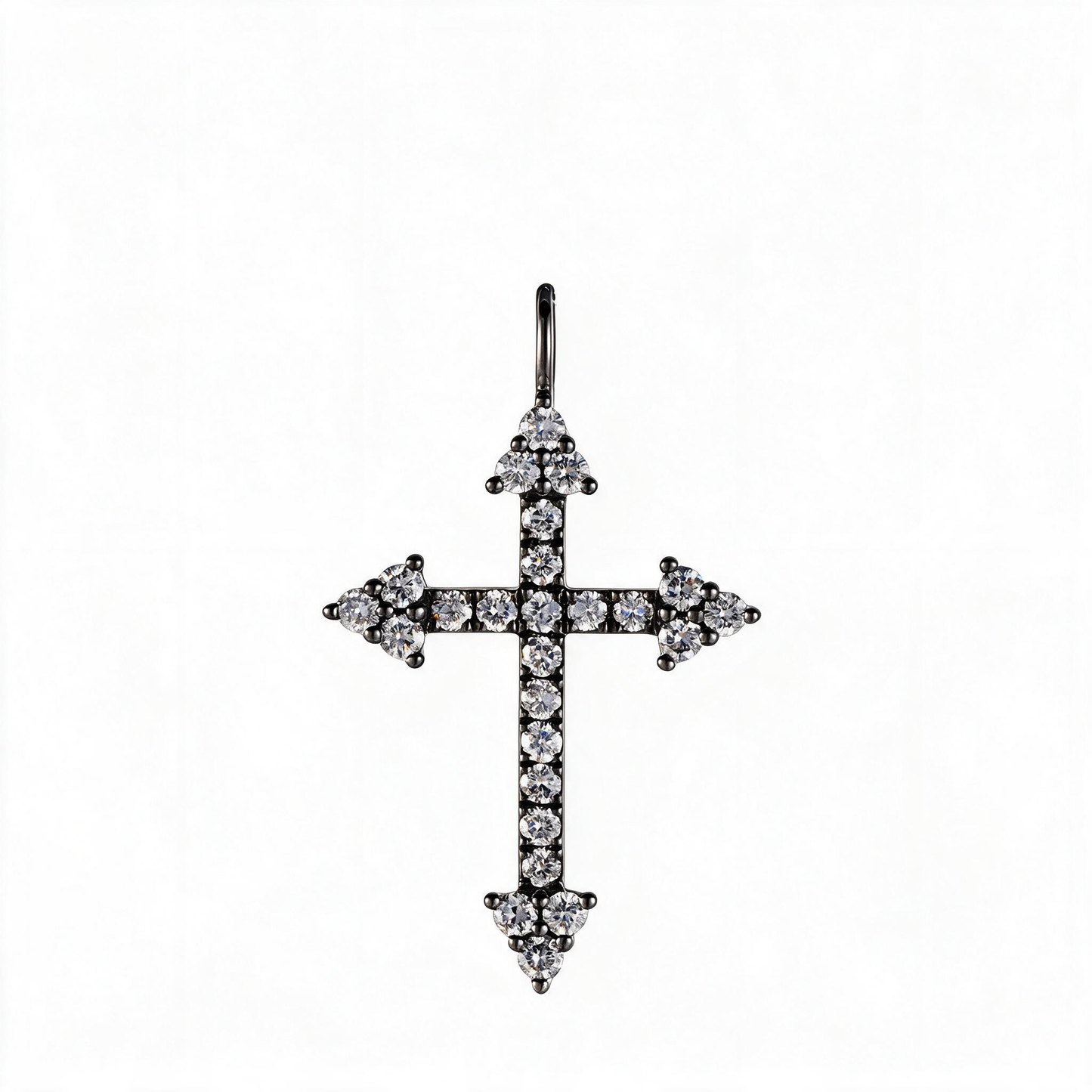 0.43ct Lab Grown Diamond Cross Pendant GTII