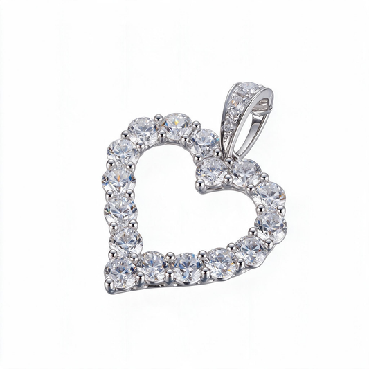 2.69ct Lab Grown Diamond Heart Pendant HMII